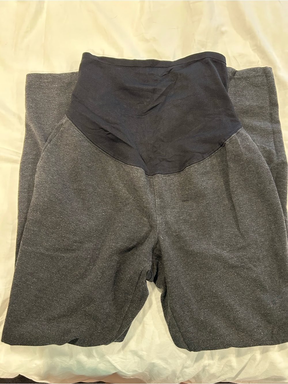 Maternity Gray High-Waist Support leggings